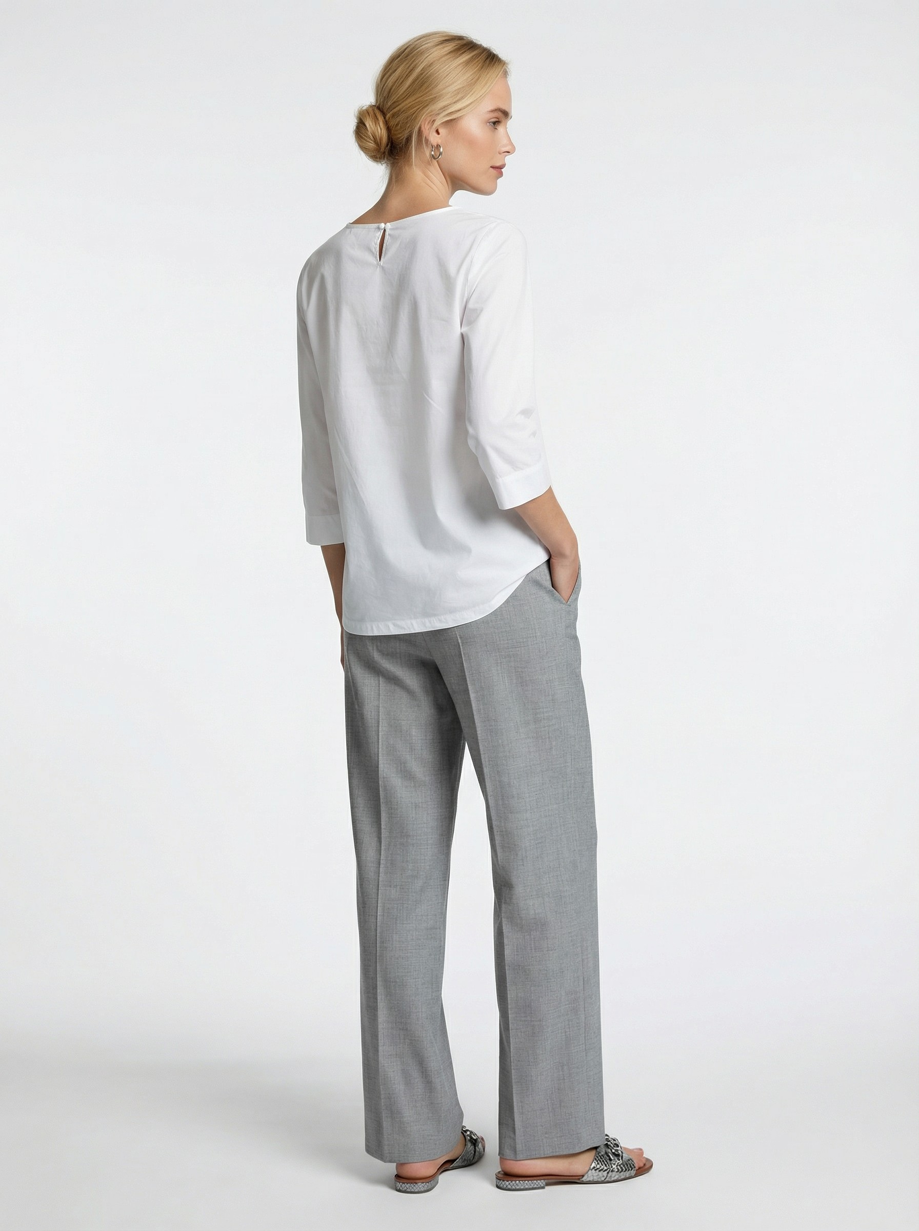 Bluse CHRISTY weiss – Bild 2