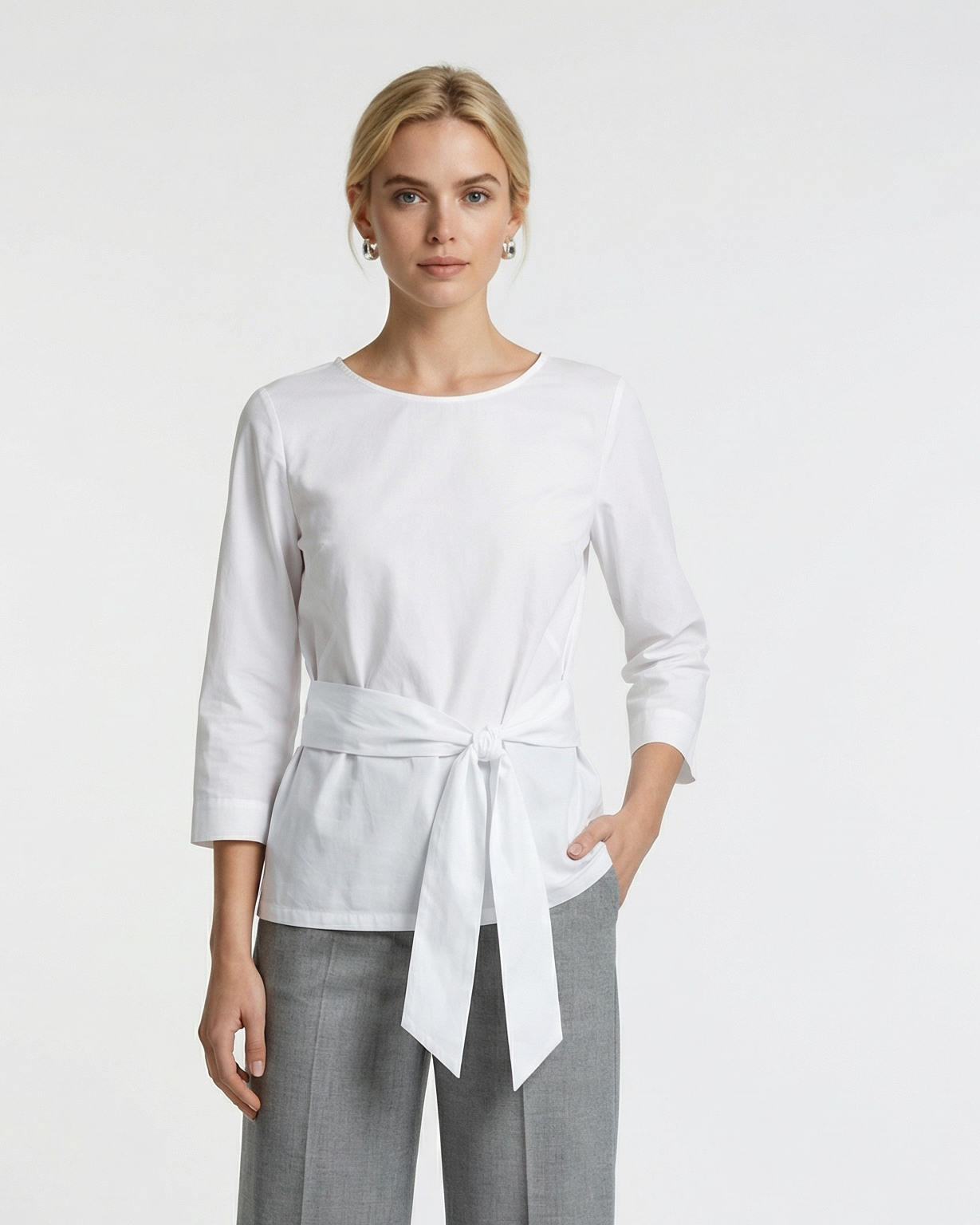 Weisse Bluse Christy