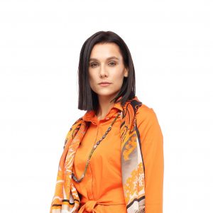 Kleid terracotta