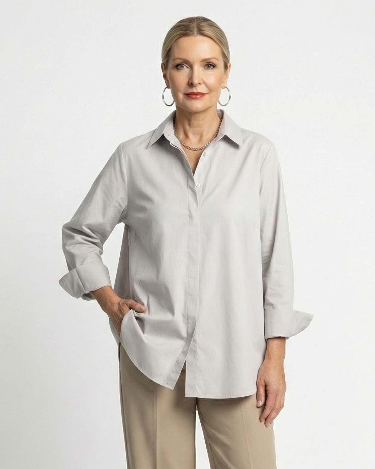 Bluse Lauren in kitt