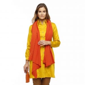 Hemdbluse in ananasgelb