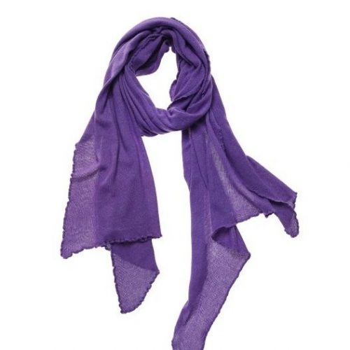 Lila Strickschal
