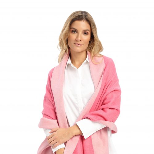 Wollschal zweifarbig