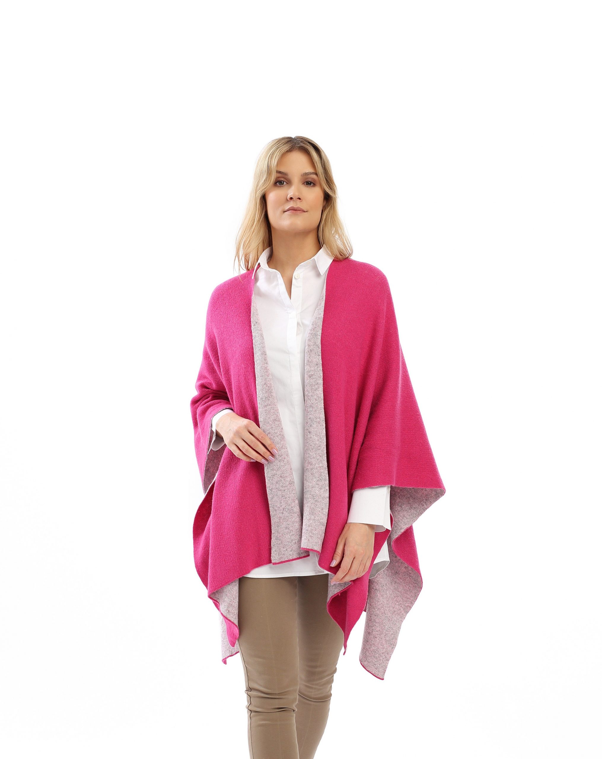 Cape in fuxia