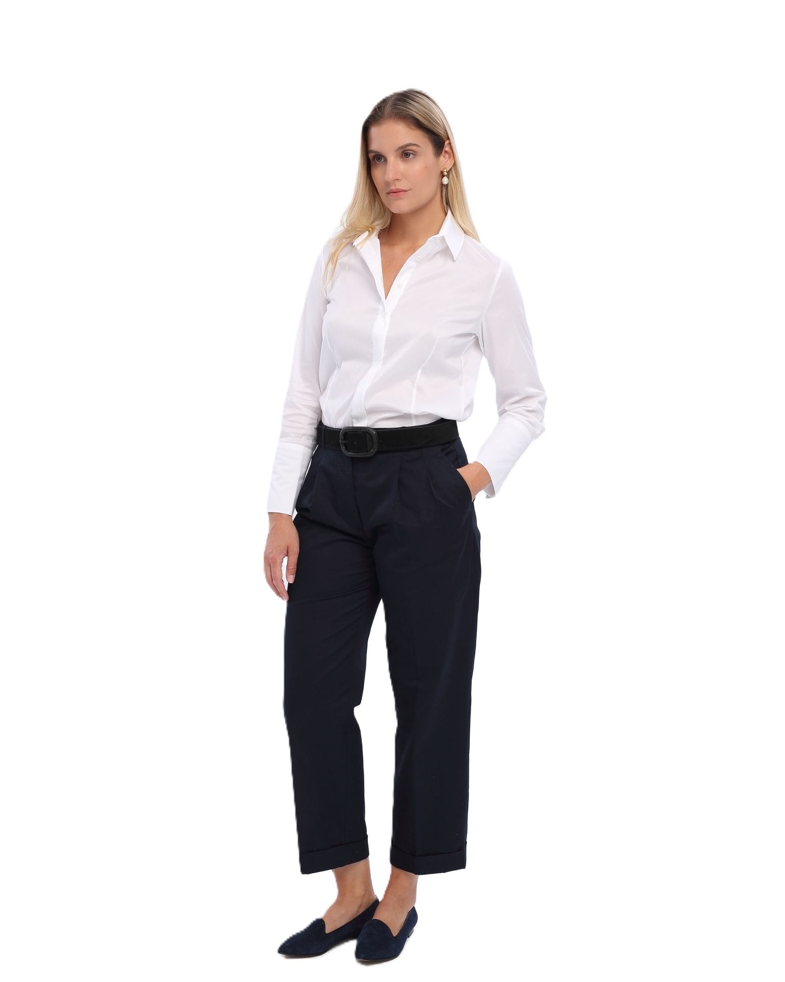 Weisse Bluse Loretta