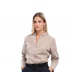 Bluse Maren taupe