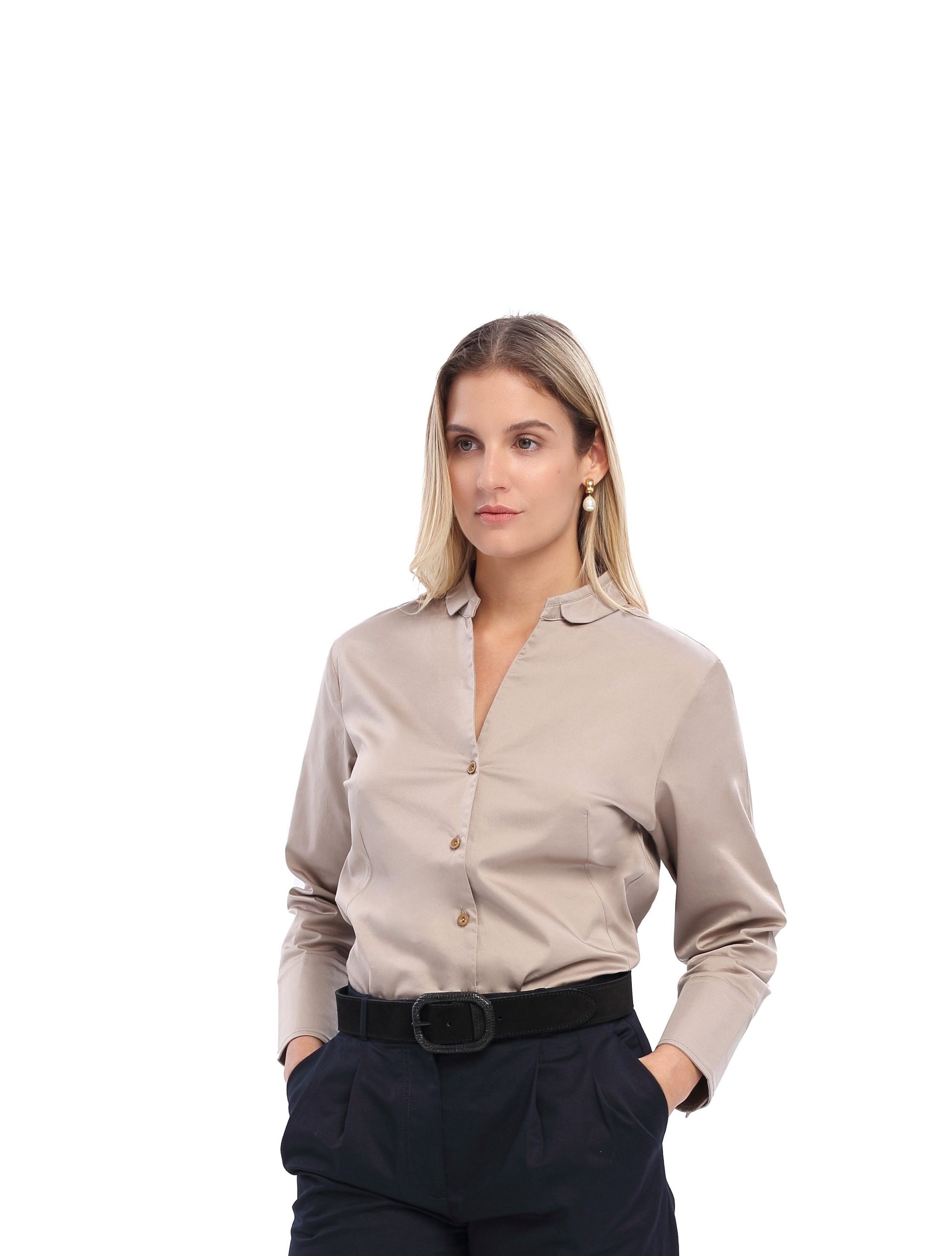 Bluse Maren taupe
