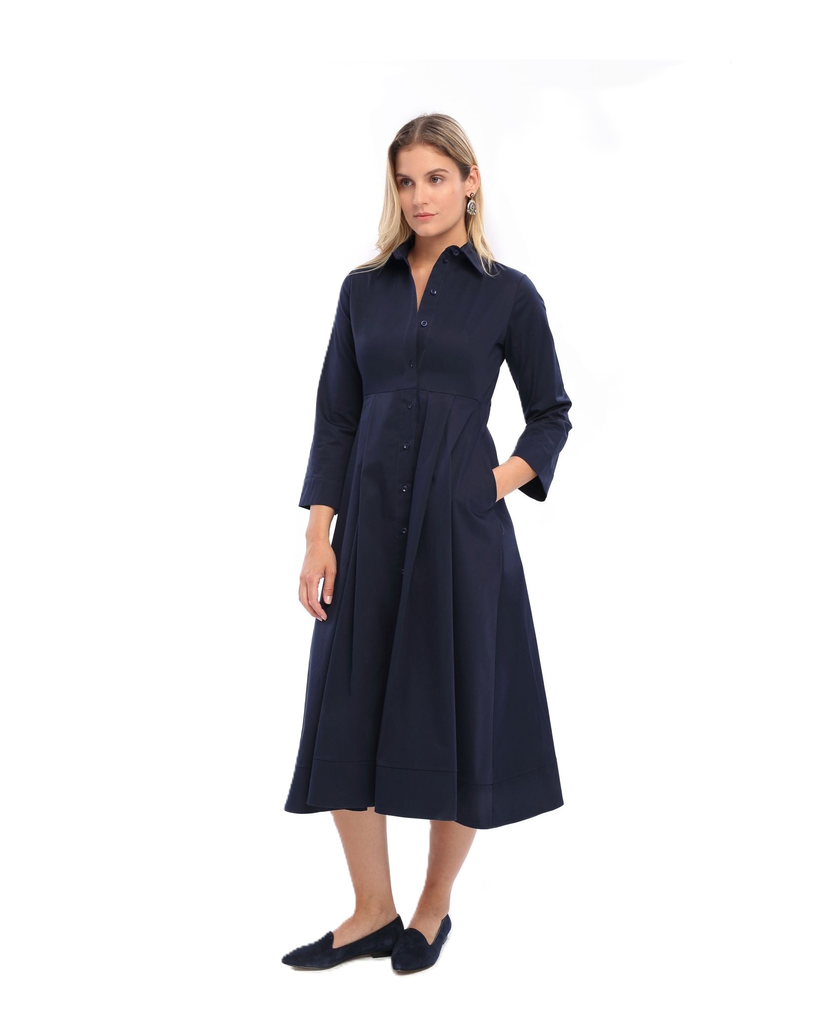 Kleid in marineblau