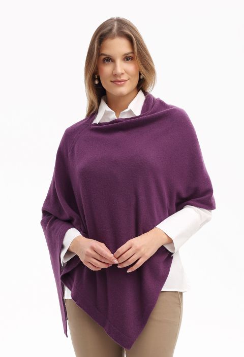 Poncho Roma aubergine
