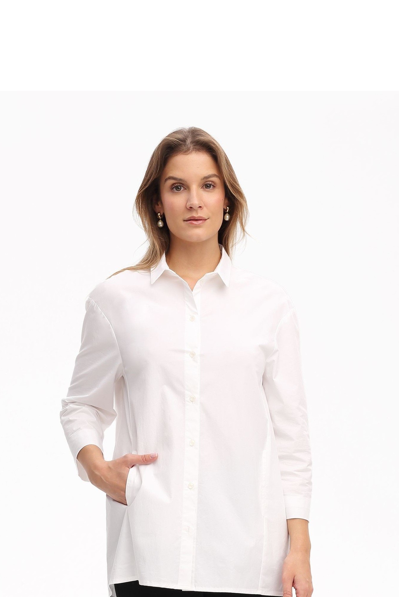 Bluse Hanne weiss