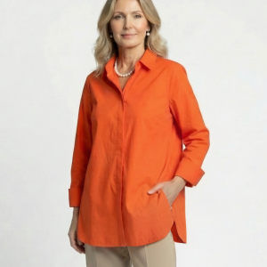 Orange Bluse