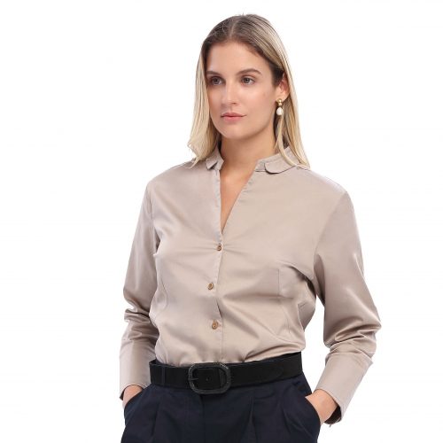 Bluse Maren taupe
