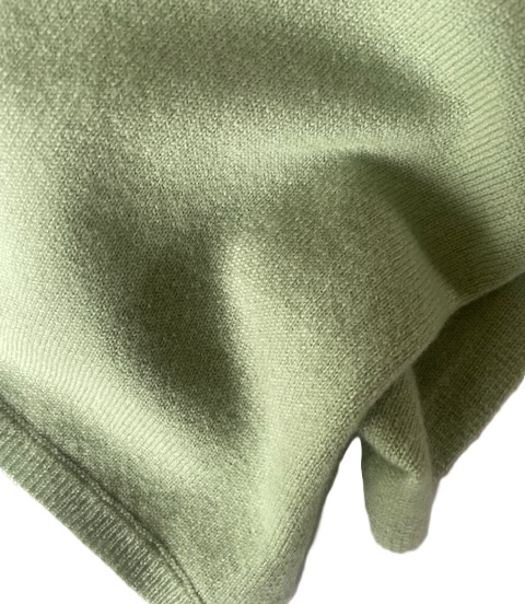 Kaschmirschal in salbeigrün