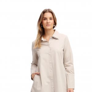 Bluse in beige