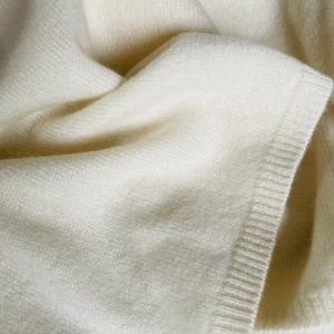 Kaschmirschal in creme