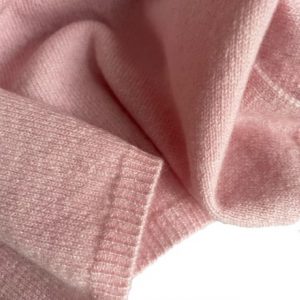 Kaschmirschal gestrickt in rosa